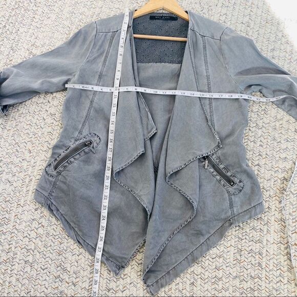 Max Jeans gray open blazer size small - Picture 5 of 7